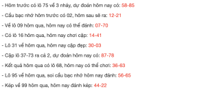 soi cầu bạc nhớ