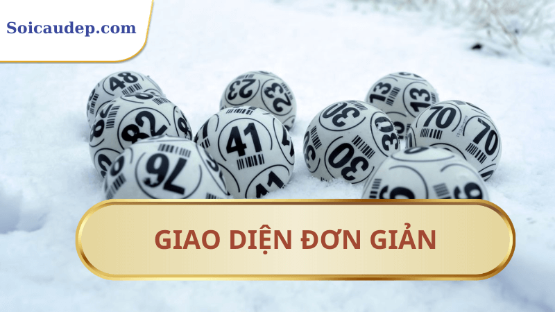 Giao diện đơn giản và khoa học 